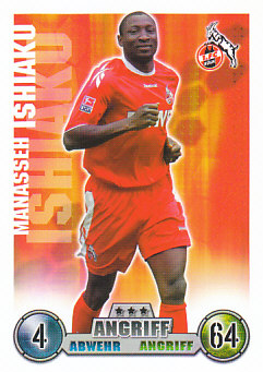 Manasseh Ishiaku 1. FC Koln 2008/09 Topps MA Bundesliga #213